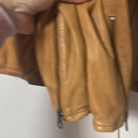 Free People Embellished Leather Jacket 12 - Picture 8 of 15